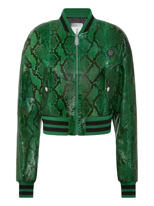 Куртка из кожи питона PHILIPP PLEIN