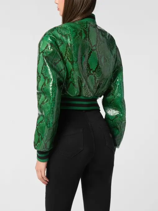 Куртка из кожи питона PHILIPP PLEIN