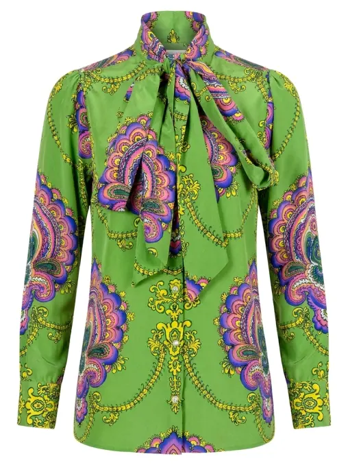 Блуза шелковая GUCCI