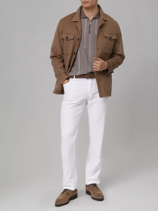 Поло из шерсти и шелка BERTOLO LUXURY MENSWEAR