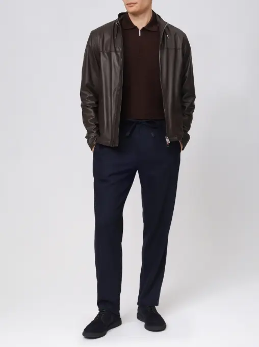 Поло из шерсти и шелка BERTOLO LUXURY MENSWEAR