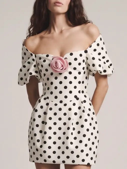 Платье корсетное из атласа RASARIO