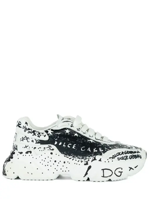 Кроссовки кожаные DOLCE & GABBANA