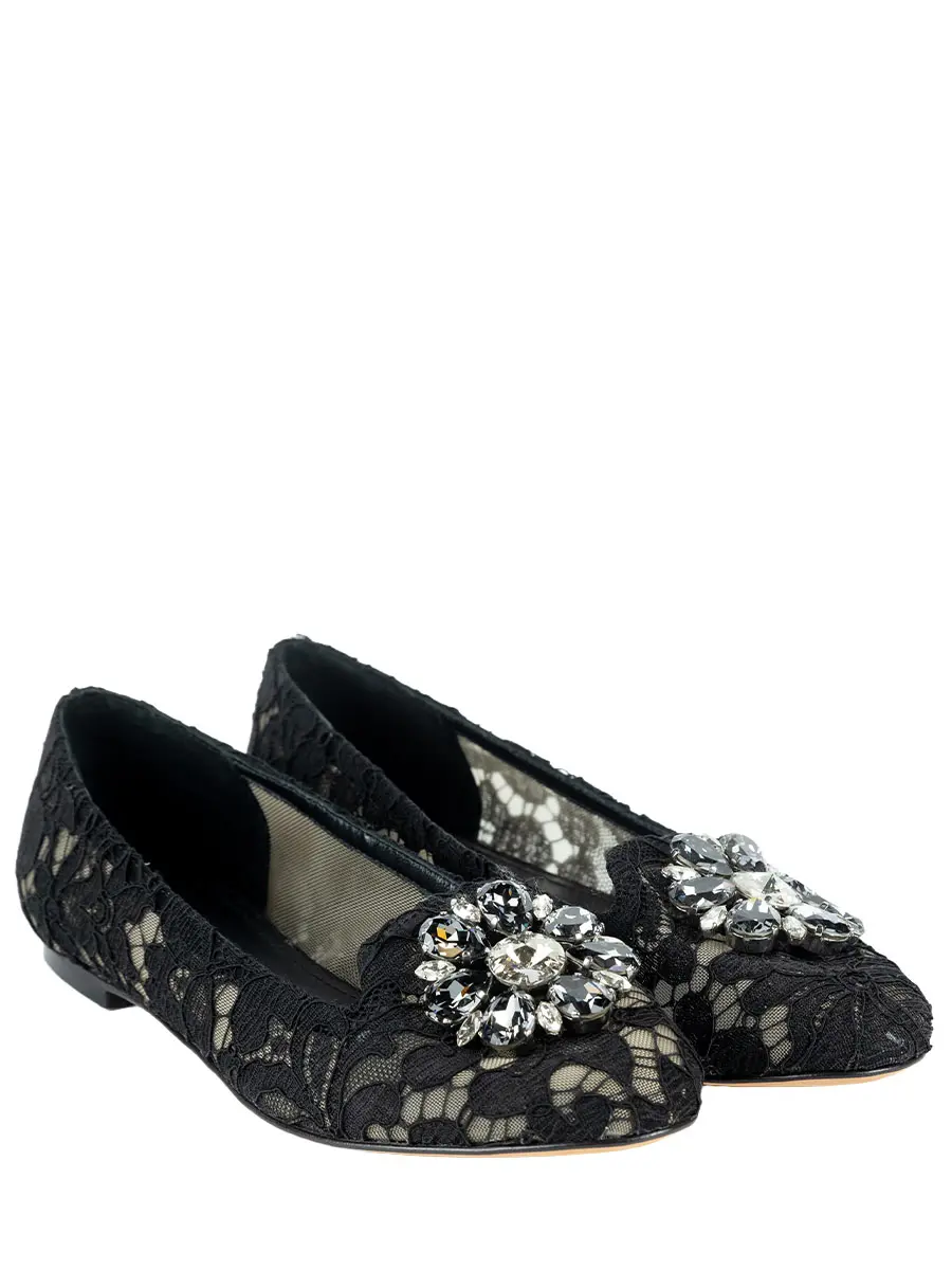 Балетки кружевные Rainbow Lace