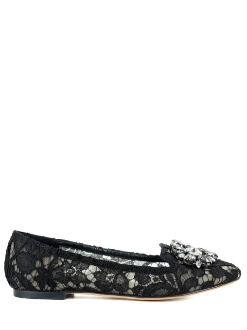 Балетки кружевные Rainbow Lace DOLCE & GABBANA