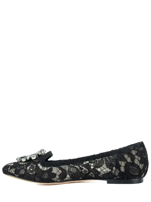 Балетки кружевные Rainbow Lace DOLCE & GABBANA