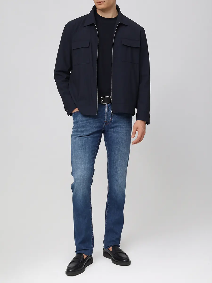 Джинсы Slim Fit хлопковые