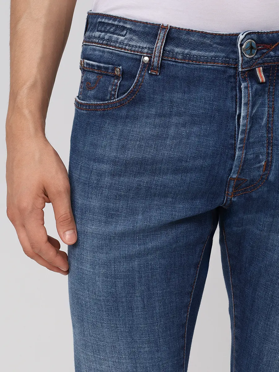 Джинсы Slim Fit хлопковые