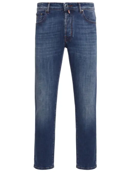 Джинсы Slim Fit хлопковые JACOB COHEN