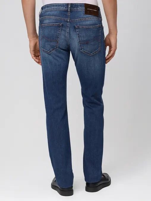 Джинсы Slim Fit хлопковые JACOB COHEN