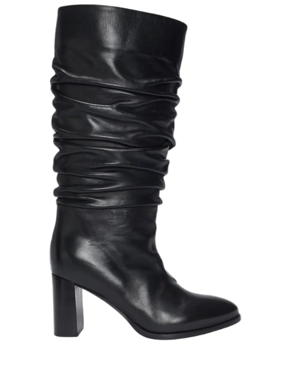 Сапоги кожаные
