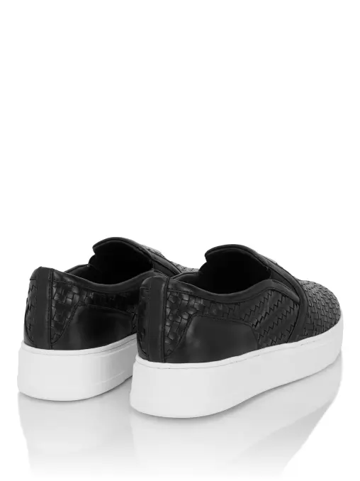 Слипоны кожаные PHILIPP PLEIN