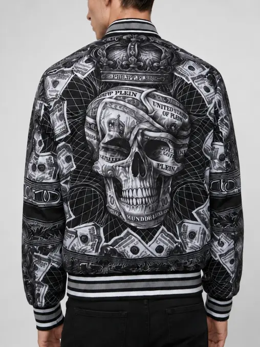 Бомбер с принтом PHILIPP PLEIN
