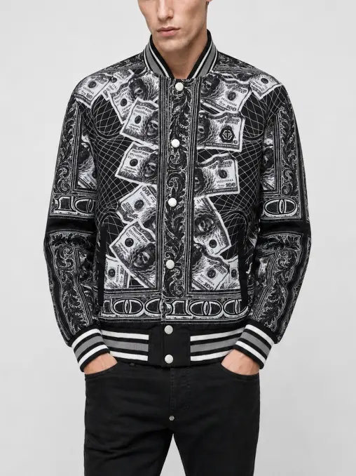 Бомбер с принтом PHILIPP PLEIN