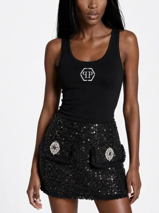 Юбка с пайетками PHILIPP PLEIN