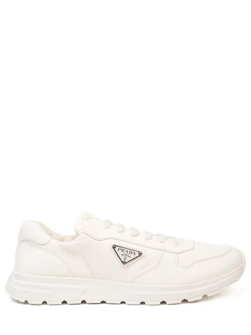 Кроссовки кожаные PRADA