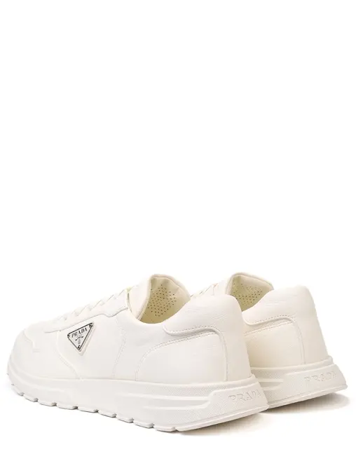 Кроссовки кожаные PRADA