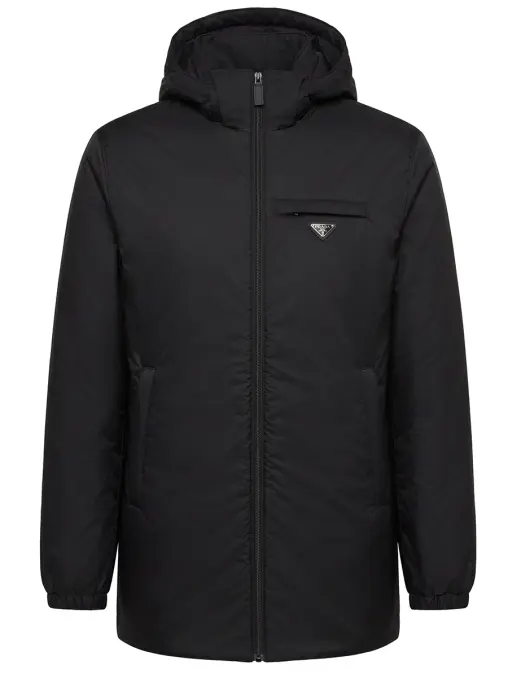Пуховик однотонный PRADA