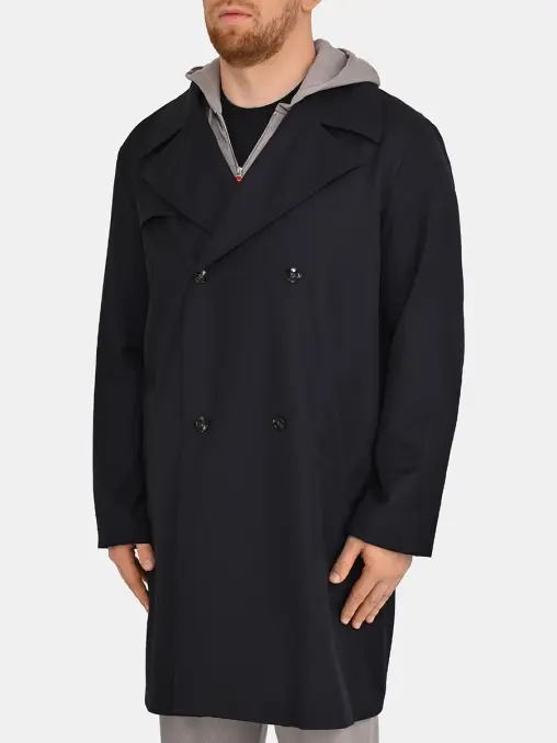 Плащ шерстяной KITON