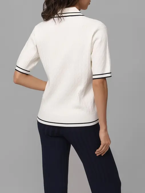 Поло из вискозы SPORTY & RICH