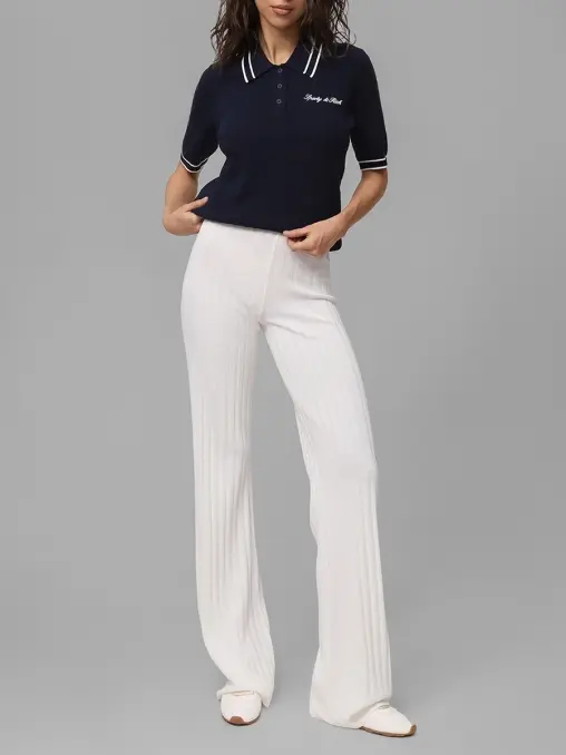 Поло из вискозы SPORTY & RICH