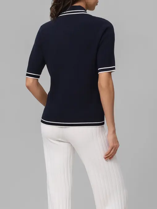 Поло из вискозы SPORTY & RICH