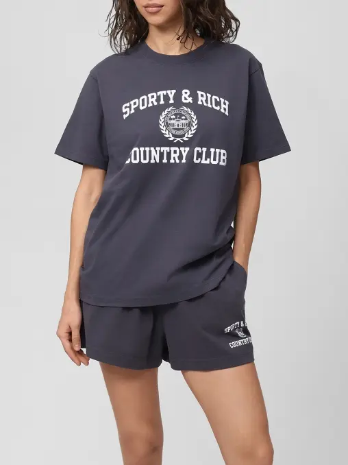 Футболка хлопковая SPORTY & RICH