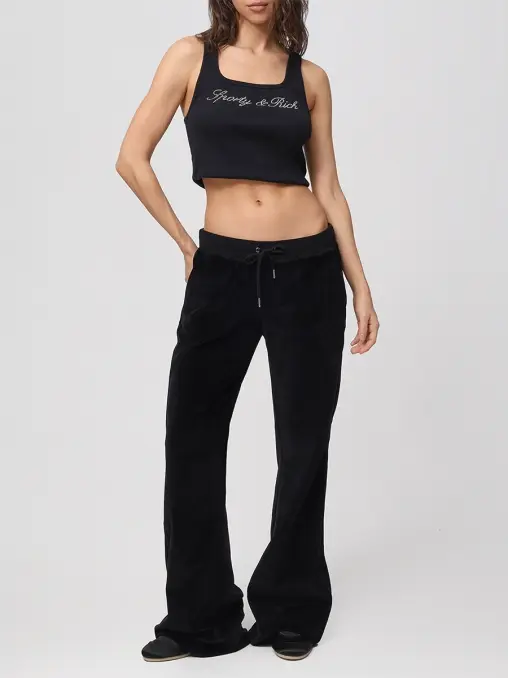 Брюки хлопковые SPORTY & RICH