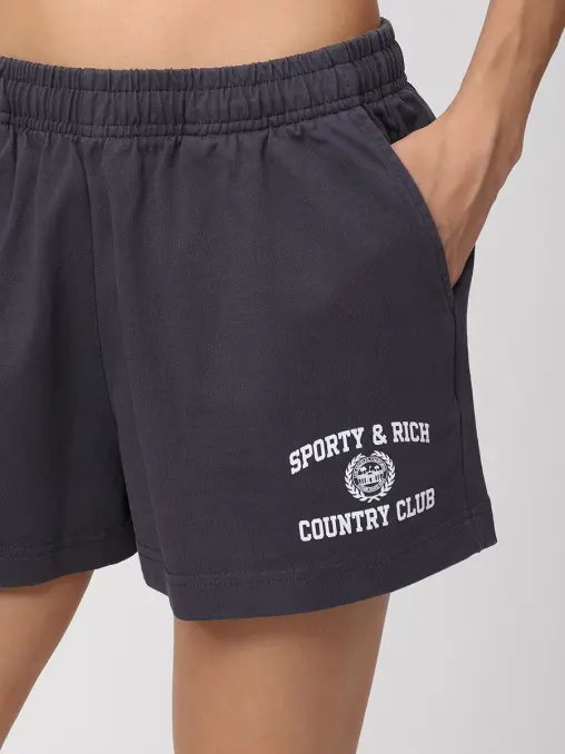 Шорты хлопковые SPORTY & RICH