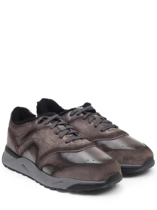 Кроссовки комбинированные на меху SANTONI