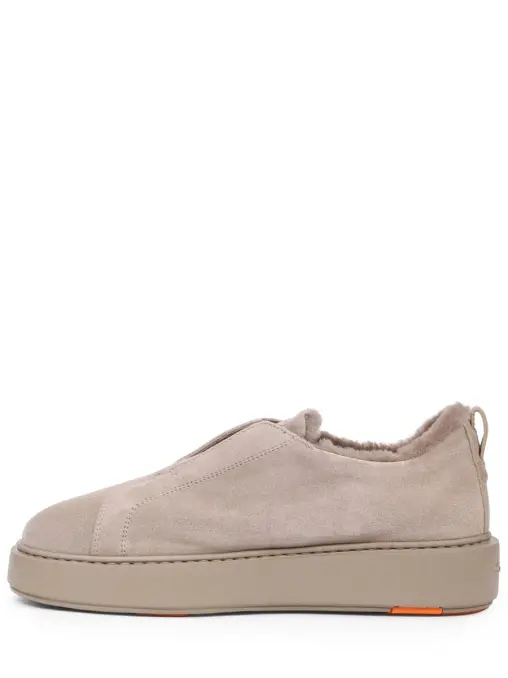 Кеды замшевые на меху SANTONI