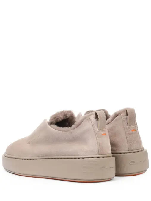 Кеды замшевые на меху SANTONI