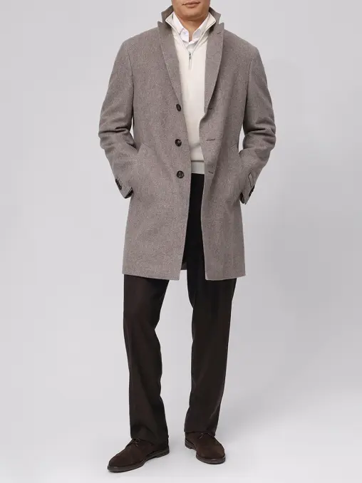 Пальто шерстяное CANALI
