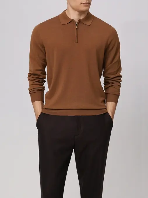 Поло шерстяное CANALI