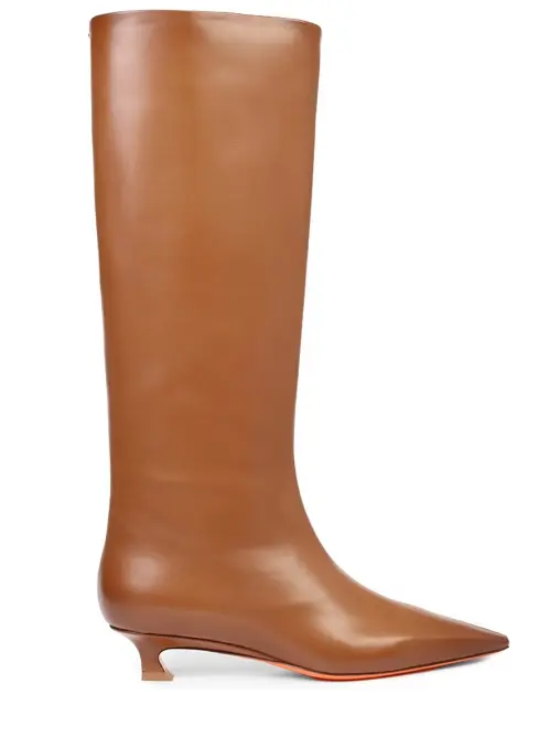 Сапоги кожаные SANTONI