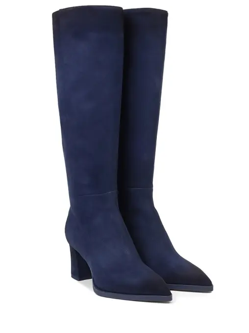 Сапоги замшевые SANTONI