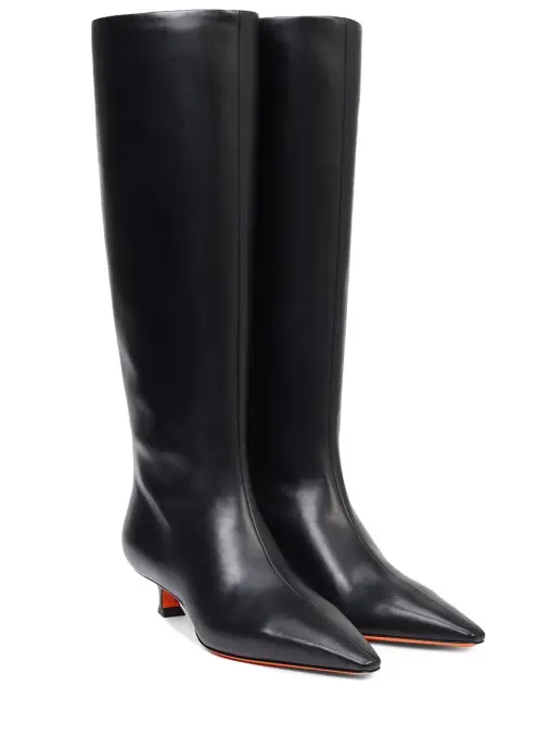 Сапоги кожаные SANTONI