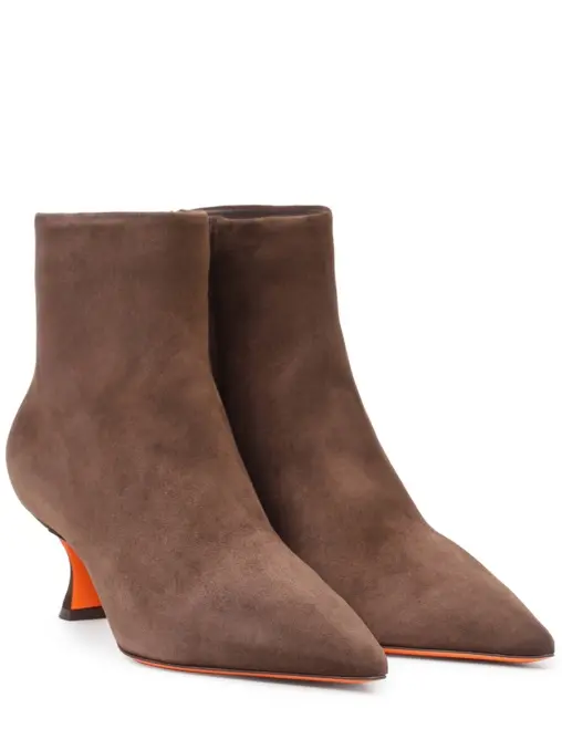 Ботильоны замшевые SANTONI