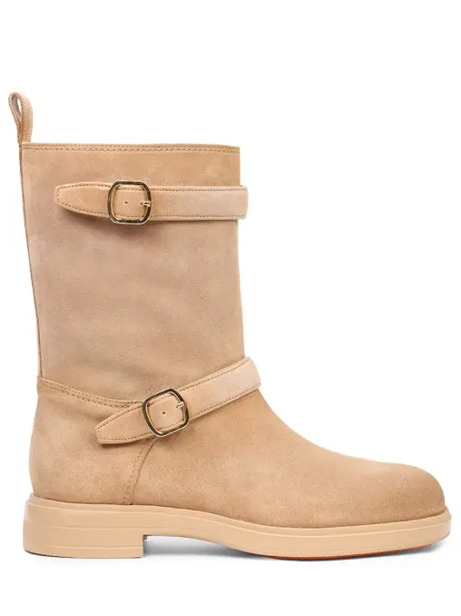 Полусапоги замшевые SANTONI