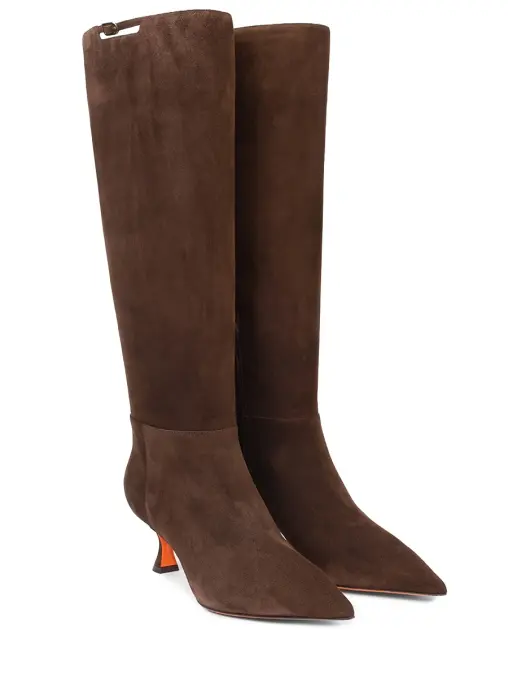 Сапоги замшевые SANTONI