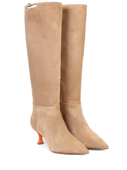 Сапоги замшевые SANTONI