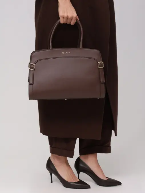 Сумка кожаная SANTONI