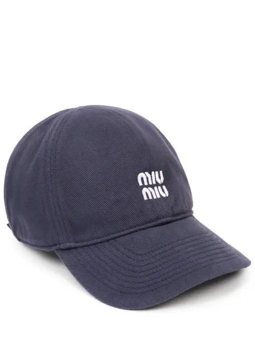 Бейсболка хлопковая MIU MIU