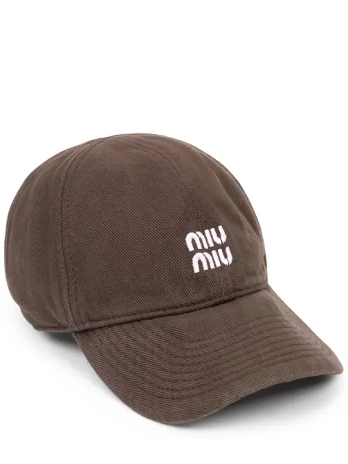 Бейсболка хлопковая MIU MIU