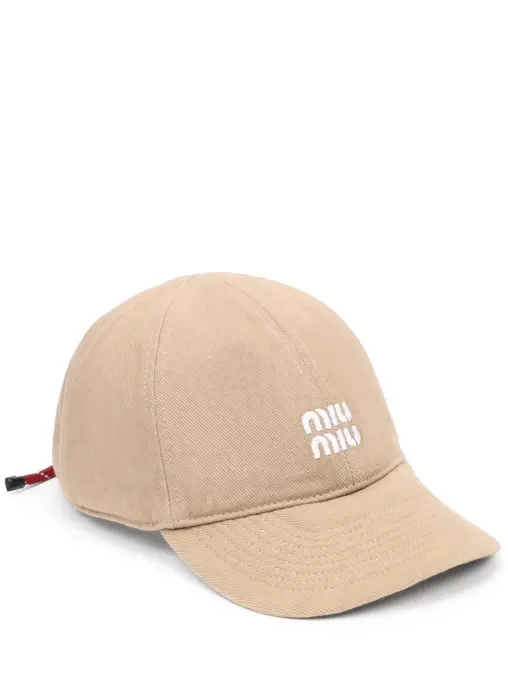 Бейсболка хлопковая MIU MIU