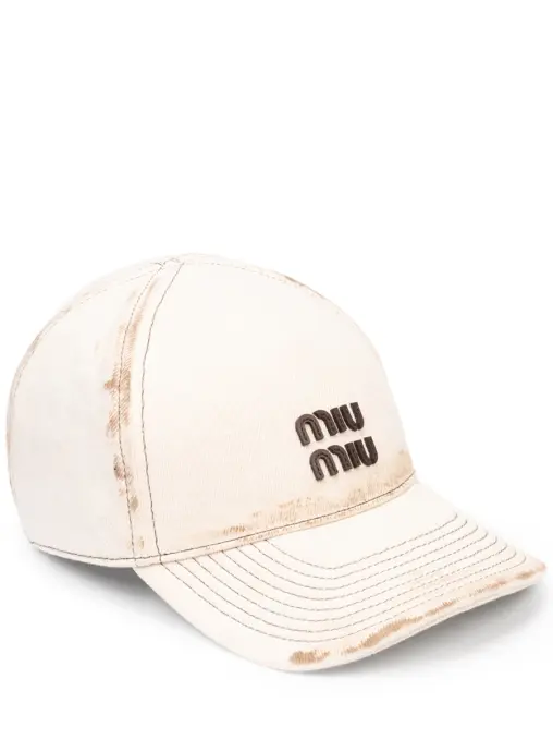 Бейсболка хлопковая MIU MIU