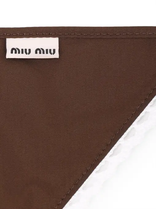 Косынка хлопковая MIU MIU