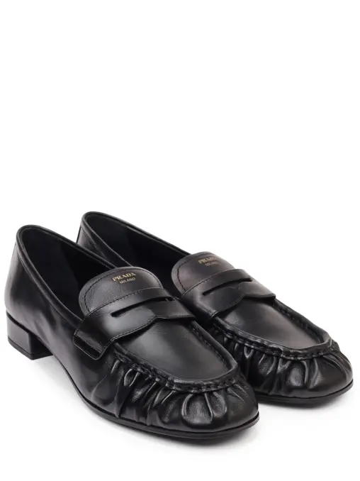Лоферы кожаные PRADA