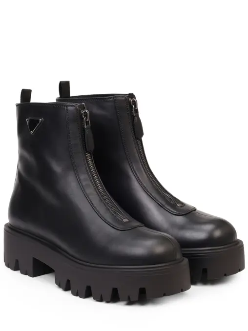 Ботинки кожаные PRADA