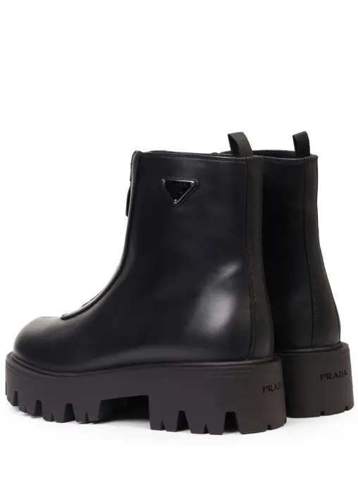Ботинки кожаные PRADA